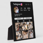 Design Your Own 7 Photo Collage フォトプラーク (側面)