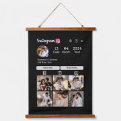 Design Your Own 7 Photo Collage 吊り下げ型タペストリー (正面)