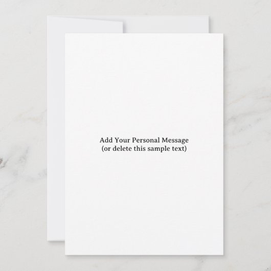 Design Your Own 7 Photo Collage 案内状 (裏面)