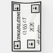 Design your own banners for graduation banner 横断幕 (縦)