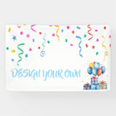Design Your Own Birthday 横断幕 (横)