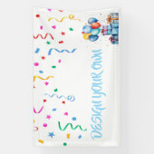 Design Your Own Birthday 横断幕 (縦)