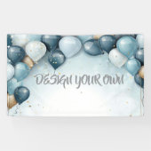 Design Your Own Celebration Balloons 横断幕 (横)