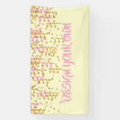 Design Your Own Confetti 横断幕 (縦)