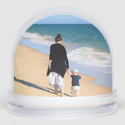 Design Your Own Custom Photo Snow Globe (正面)