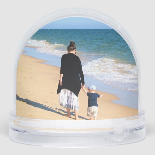 Design Your Own Custom Photo Snow Globe (裏面)