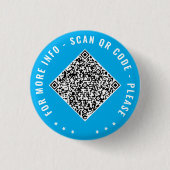 Design Your Own Custom QR Code Button Example 缶バッジ (正面)