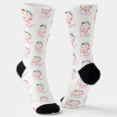 Design Your Own Custom Socks with Your Child's Art ソックス (傾斜あり)