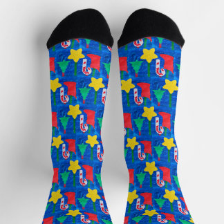 Design Your Own Custom Socks with Your Child's Art ソックス