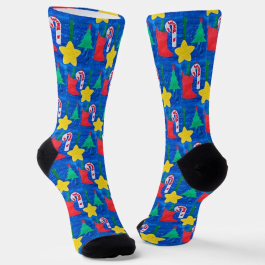 Design Your Own Custom Socks with Your Child's Art ソックス (傾斜あり)