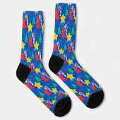 Design Your Own Custom Socks with Your Child's Art ソックス (右)