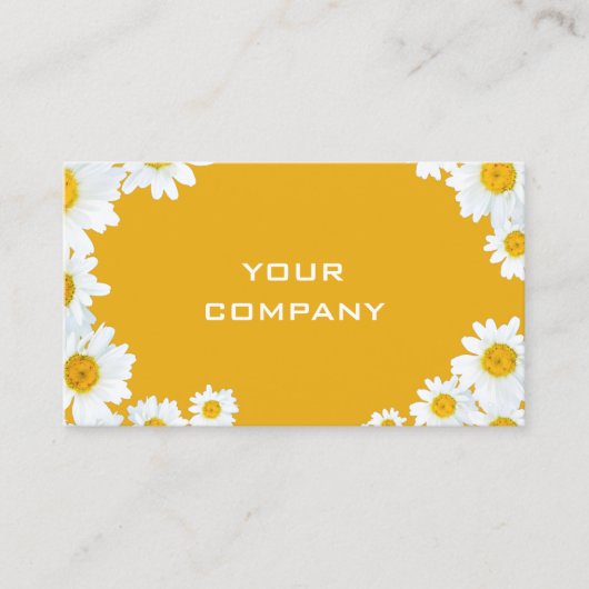 Design Your Own Daisy Business Cards Example 名刺 (正面)