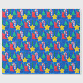 Design Your Own Gift Wrap with Your Child's Art ラッピングペーパー (フラット)