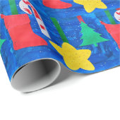 Design Your Own Gift Wrap with Your Child's Art ラッピングペーパー (ロールコーナー)