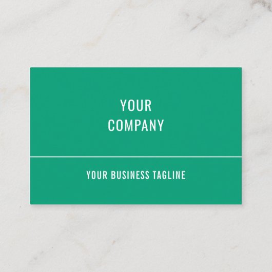 Design Your Own Green Business Cards Example 名刺 (裏面)