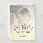 Design your own invitation 招待状 (正面)