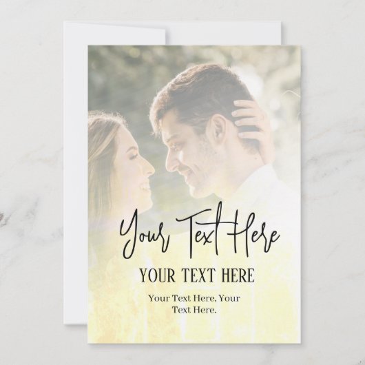 Design your own invitation 招待状 (正面)