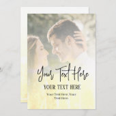 Design your own invitation 招待状 (正面/裏面)