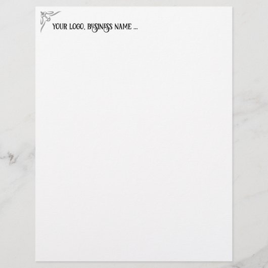 design your own letterhead template (正面)