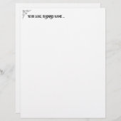 design your own letterhead template (正面/裏面)