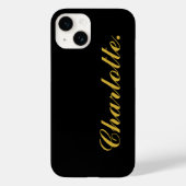 Design Your Own Name on This Black Case-Mate iPhoneケース (裏面)