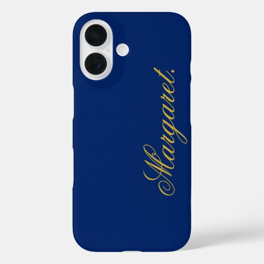 Design Your Own Name on This Navy Case-Mate iPhoneケース (裏面)