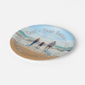 Design Your Own Paper Plates with Custom Text ペーパープレート (アングル)