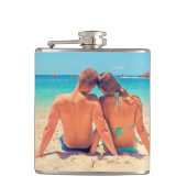 Design Your Own Photo Flask Gift Personalized フラスク (正面)