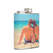 Design Your Own Photo Flask Gift Personalized フラスク (右)