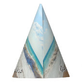 Design Your Own Photo Party Hats Personalized Text パーティーハット (裏面)