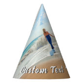 Design Your Own Photo Party Hats Personalized Text パーティーハット (左)