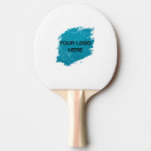 Design Your Own Ping Pong Paddle– Logo and Text 卓球ラケット (正面)