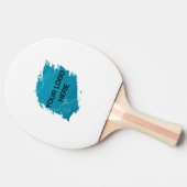 Design Your Own Ping Pong Paddle– Logo and Text 卓球ラケット (横)
