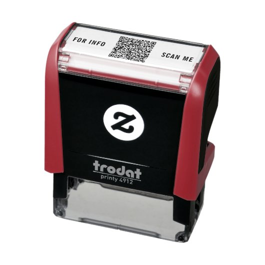 Design Your Own QR Code Scan Info Stamp セルフインキングスタンプ (商品)