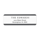 Design Your Own Return Stickers ラベル (正面)