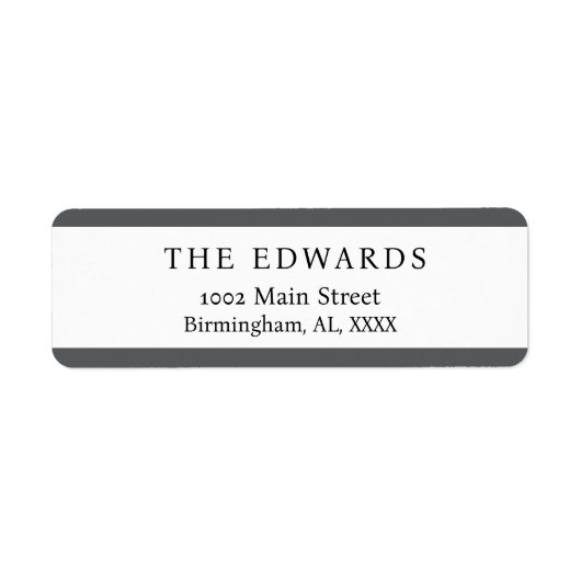 Design Your Own Return Stickers ラベル (正面)