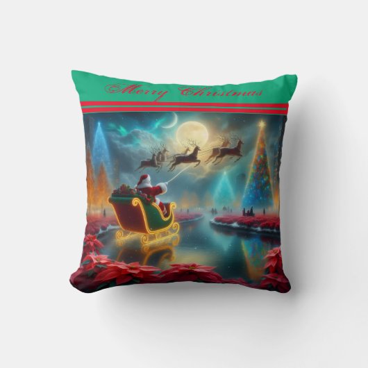 Design Your Personalized Custom Printed Christmas クッション (正面)