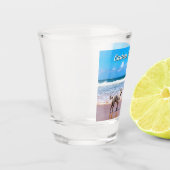 Design Your Pet hoto Shot Glass Personalized Text ショットグラス (左)