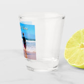 Design Your Pet hoto Shot Glass Personalized Text ショットグラス (右)