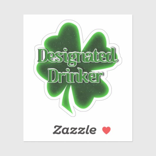 Designated Drinker St. Patrick's Day シール (シート)