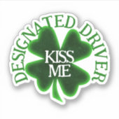 Designated Driver St. Patrick's Day シール (正面)