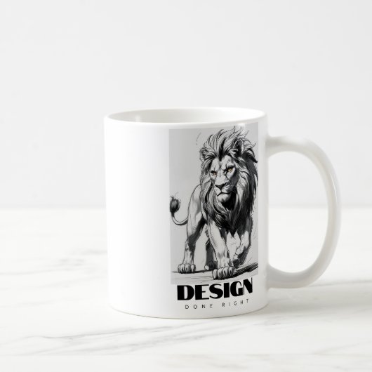 DESIGNE LION コーヒーマグカップ (右)