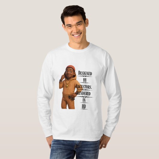 Designed By Ancestors,Pixarstyle 3D Tシャツ (正面フル)