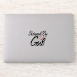 「Designed by God」ビニールカスタムシール シール