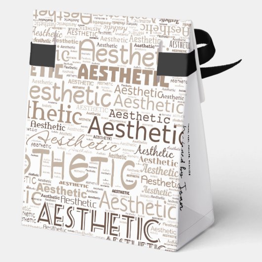 Designed by Joan Aesthetic GiftBox フェイバーボックス (裏面)