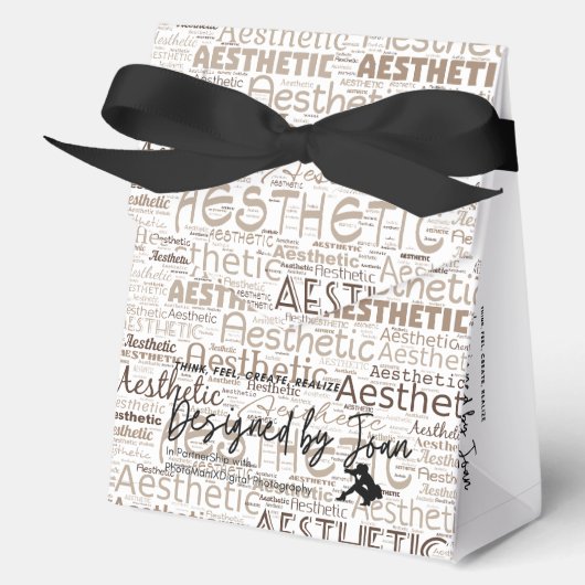 Designed by Joan Aesthetic GiftBox フェイバーボックス (正面)