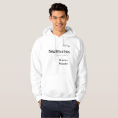 Designed by Joan Sagittarius Zodiac Hoodie パーカ (正面フル)