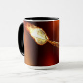 Designed for Darts players Personalize マグカップ (正面左)