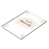 Designed for Moments – Minimalist Watercolor ノートブック (左側)