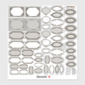 Designed labels Sticker Sheet シール (シート)